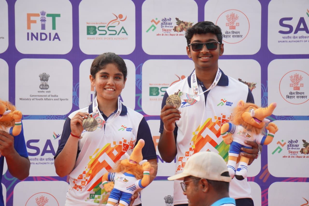 🎯 Medal Alert: Gold for Dnyanesh Cherale in Recurve Archery! Khelo India