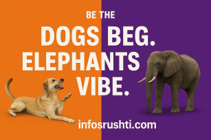 🐘 Be the Elephant, Not the Begging Puppy: The Gen-Z Rule for Respect & Real Glow-Up 🔥