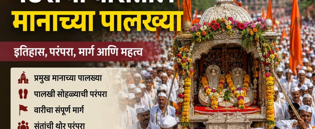 कोणत्या आहेत पंढरीच्या वारीतील मानाच्या पालख्या – संपूर्ण माहिती | इतिहास, मार्ग, संत परंपरा