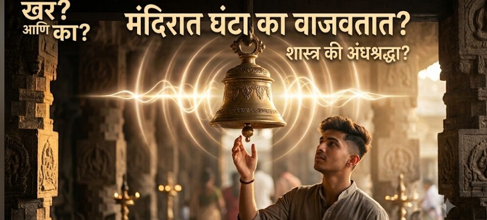 मंदिरात घंटा का वाजवतात? | Science Behind Temple Bell – Infosrushti