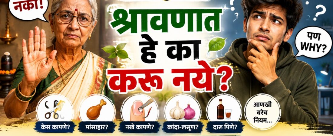 नियमांमागचं खरं कारण काय? Gen Z vs परंपरा: श्रावणात कोणती कामे करू नयेत?” स्पेशल blog