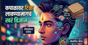 कपाळावर टिळा लावण्याचे वैज्ञानिक कारण दाखवणारा मॅन्युअल इन्फोग्राफिक फोटो (Science Behind Applying Tilak)